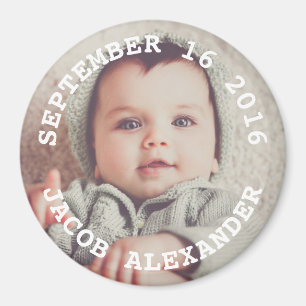 Simply Sweet Baby Photo Magnet