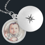 Simply Sweet Baby Photo Silver Plated Necklace<br><div class="desc">Beautiful personalised photo design perfect for mother's day,  graduations,  weddings,  anniversary,  birthdays,  and more.</div>