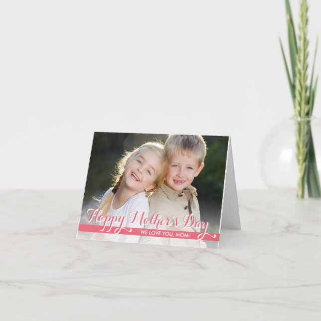Simply Sweet Mothers Day Photo Card (Front)