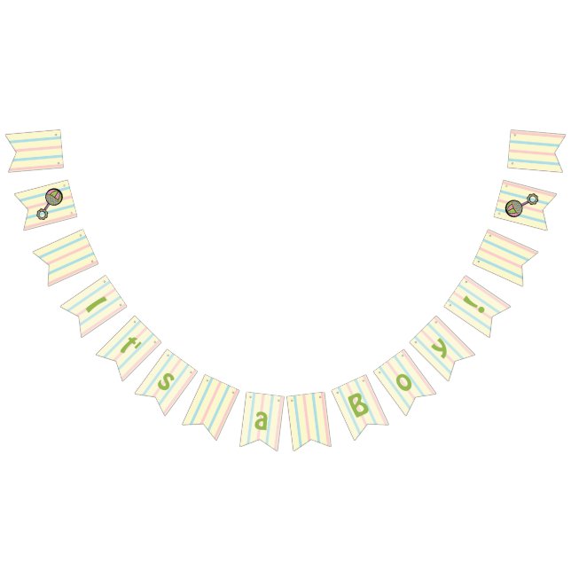 Simply Sweet Rattle Bunting Banner (All)