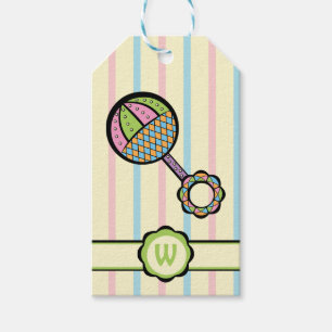 Simply Sweet Rattle Gift Tag