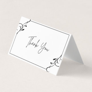 Simply Sweet Thank You Card, Foldable