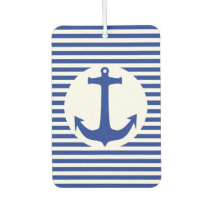 Simply Symbols - ANCHOR & STRIPES + your ideas Car Air Freshener