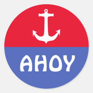 Simply Symbols - ANCHOR + your ideas Classic Round Sticker