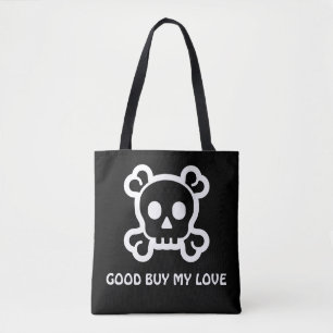 Simply Symbols / Icons - SKULL & BONES + ideas Tote Bag