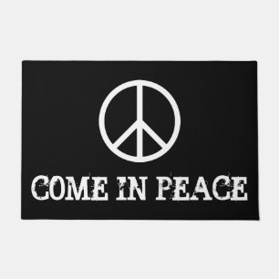 Simply Symbols - PEACE + your ideas Doormat