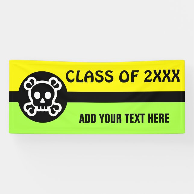 Simply Symbols - SKULL & BONES + your ideas Banner (Horizontal)