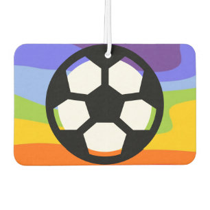 Simply Symbols - SOCCER BALL + your ideas Car Air Freshener