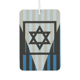 Simply Symbols - STAR OF DAVID + your ideas Car Air Freshener