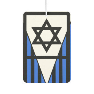 Simply Symbols - STAR OF DAVID + your ideas Car Air Freshener
