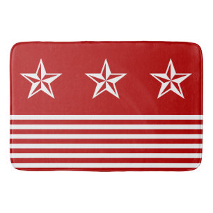 Simply Symbols Stars & Stripes + your ideas Bath Mat