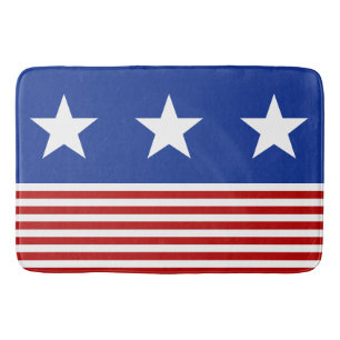 Simply Symbols Stars & Stripes + your ideas Bath Mat