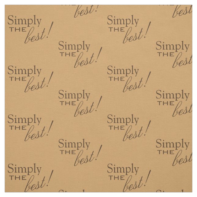 Simply text design / change in your ideas fabric (Swatch)