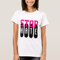 Simply text design "STOP HATE"