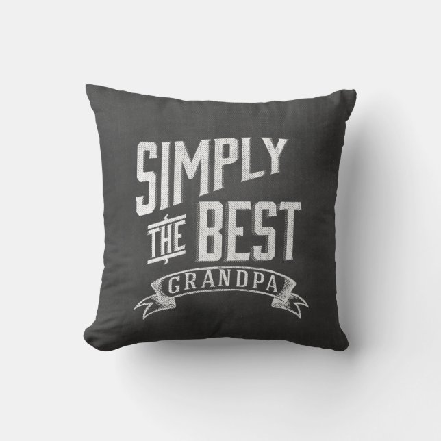 Simply the best Grandpa Cushion (Front)
