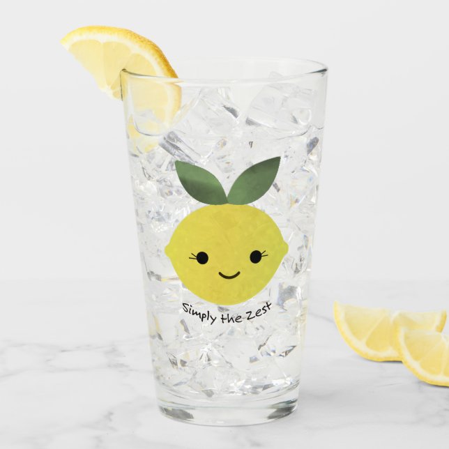 Simply the Zest Cute Kawaii Lemon Glass (Front Ice)