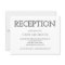 Simply Timeless EDITABLE COLOR Reception Card