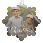 Simply Timeless Photo Ornament Christmas Card