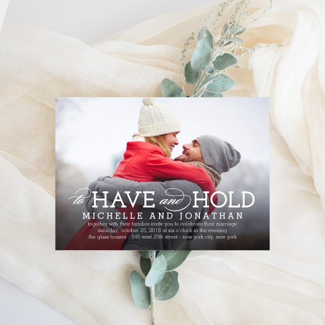 Simply Timeless Photo Wedding Invitation (Creator Uploaded)