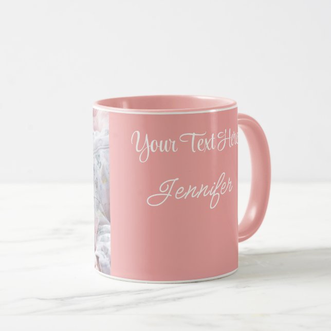 Simply Upload a Favourite Photo Add Name Gift Mug (Front Right)