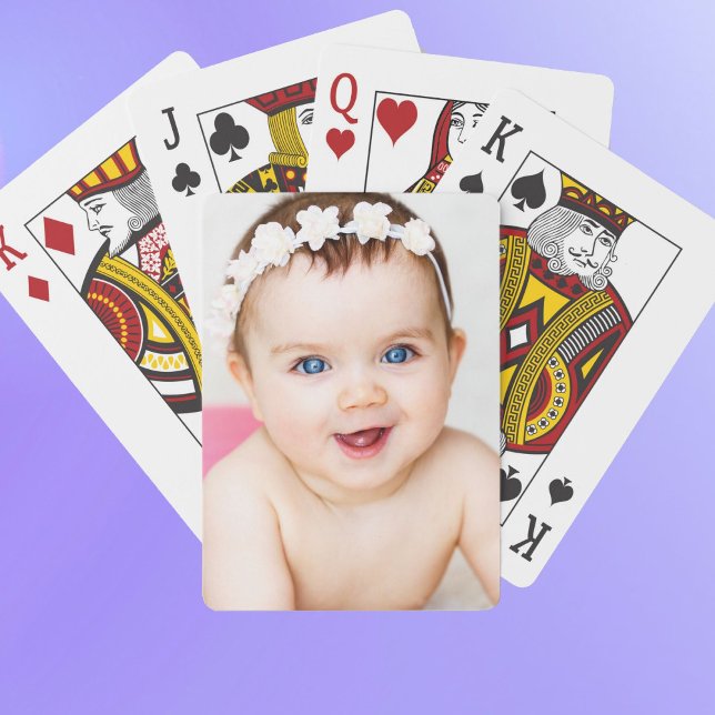 Simply Upload Your Photo 54 Photos of Baby! Playing Cards (Creator Uploaded)