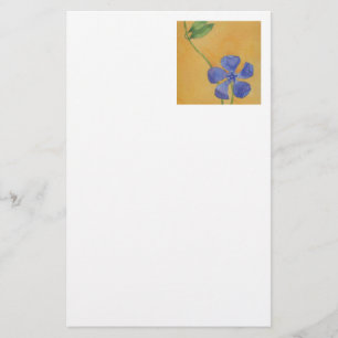 "Simply Vinca" Floral Stationery