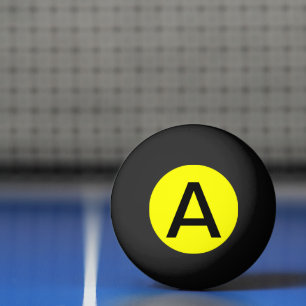 Simply Yellow Solid Colour Ping Pong Ball