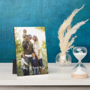 Simply Yours Personalised Photo Plaque with Easel