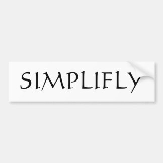 Simplyfly Bumper Sticker