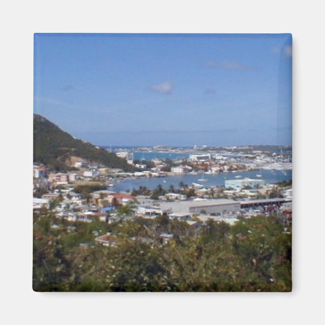 Simpson Bay, St Maarten Magnet (Front)