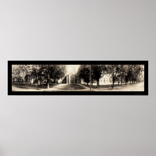 Simpson College Indianola, Iowa Photo 1907 Poster (Front)