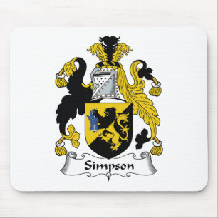 Simpson Family Crest Mouse Mat
