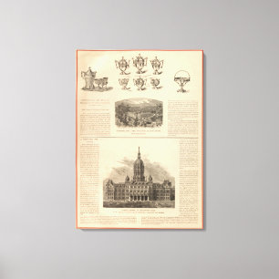 Simpson, Hall, Miller and Traveller's Company Canvas Print