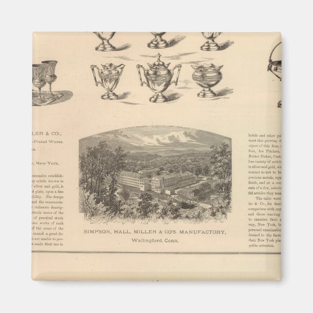 Simpson, Hall, Miller and Traveller's Company Magnet (Front)