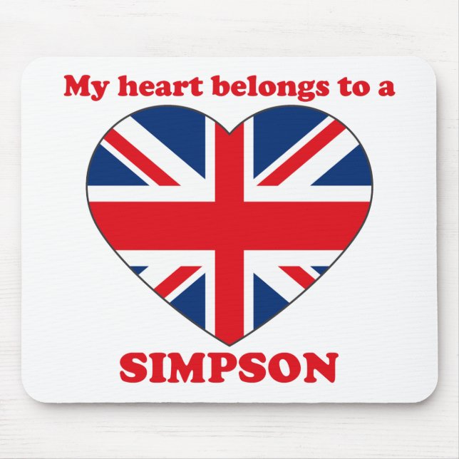 Simpson Mouse Mat (Front)