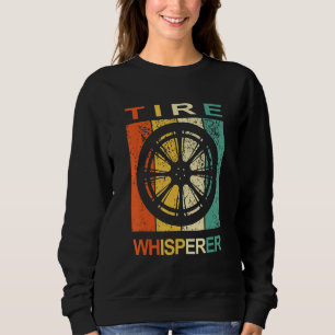 SimRacing Tire Whisperer Vintage Gaming Racing com Sweatshirt