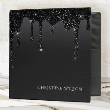 simulated dripping glitter