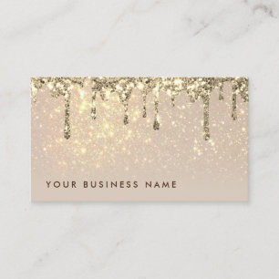 simulated glitter Business Card