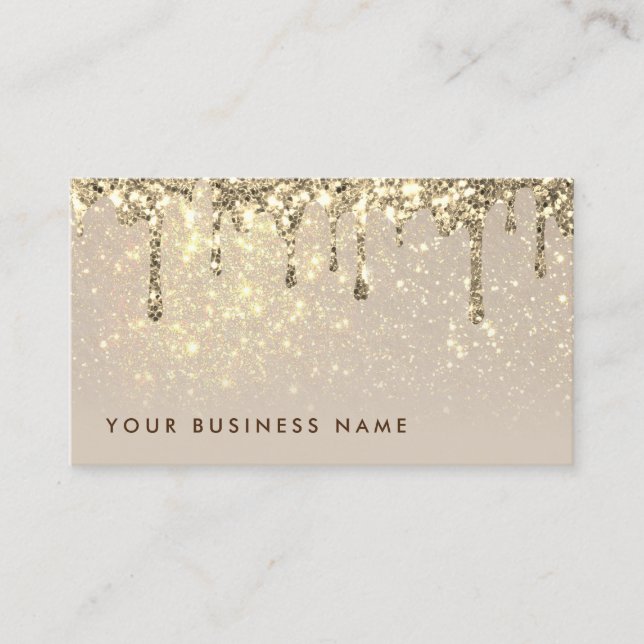 simulated glitter Business Card (Front)