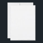 Simulated Hand Torn Save The Date Template<br><div class="desc">edge Save the Date template featuring a soft white faux-wove paper texture with simulated torn edges and a drop shadow for a rustic, handmade appearance, printed on straight-edge card stock (with any paper type). "Edit Design" to add your own personalised Save the Date text and images with the Zazzle design...</div>