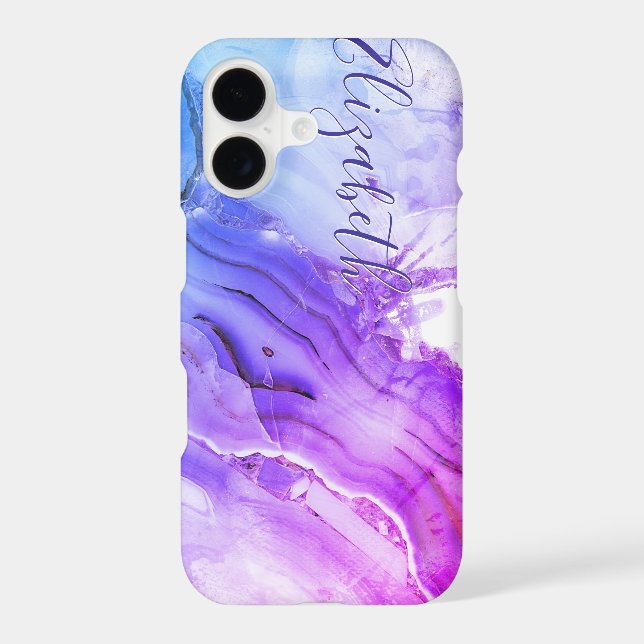 Simulated Marble Granite Purple Blue (Back)