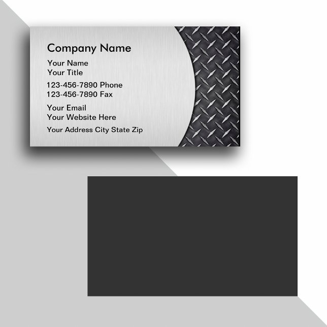 Simulated Metal Business Cards (Creator Uploaded)