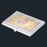 simulated sparkle  business card holder<br><div class="desc">please note this is a printed product with no real glitter</div>