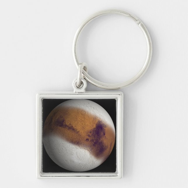 Simulated view of Mars Key Ring (Front)