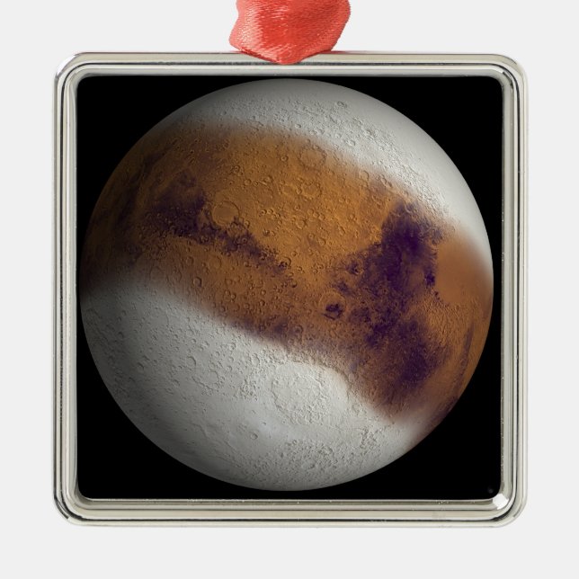 Simulated view of Mars Metal Tree Decoration (Front)