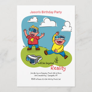 Simulation Glasses Invitation