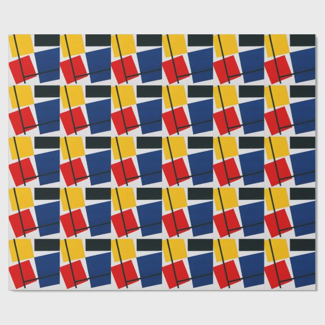 Simultaneous Counter Composition Wrapping Paper (Flat)