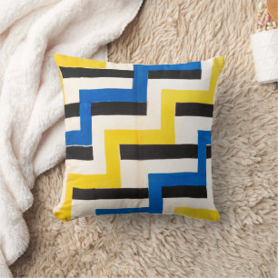 Simultaneous Fabric   Sonia Delaunay   Cushion