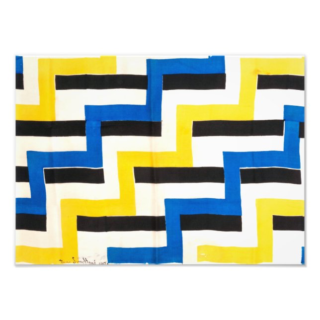 Simultaneous Fabric | Sonia Delaunay | Photo Print (Front)