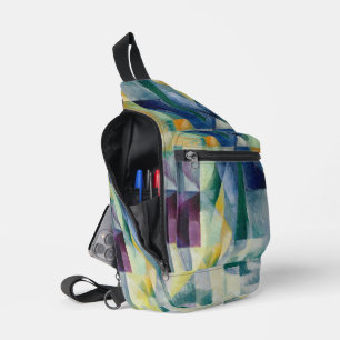 Simultaneous Window 1912 by Robert Delaunay Sling Bag